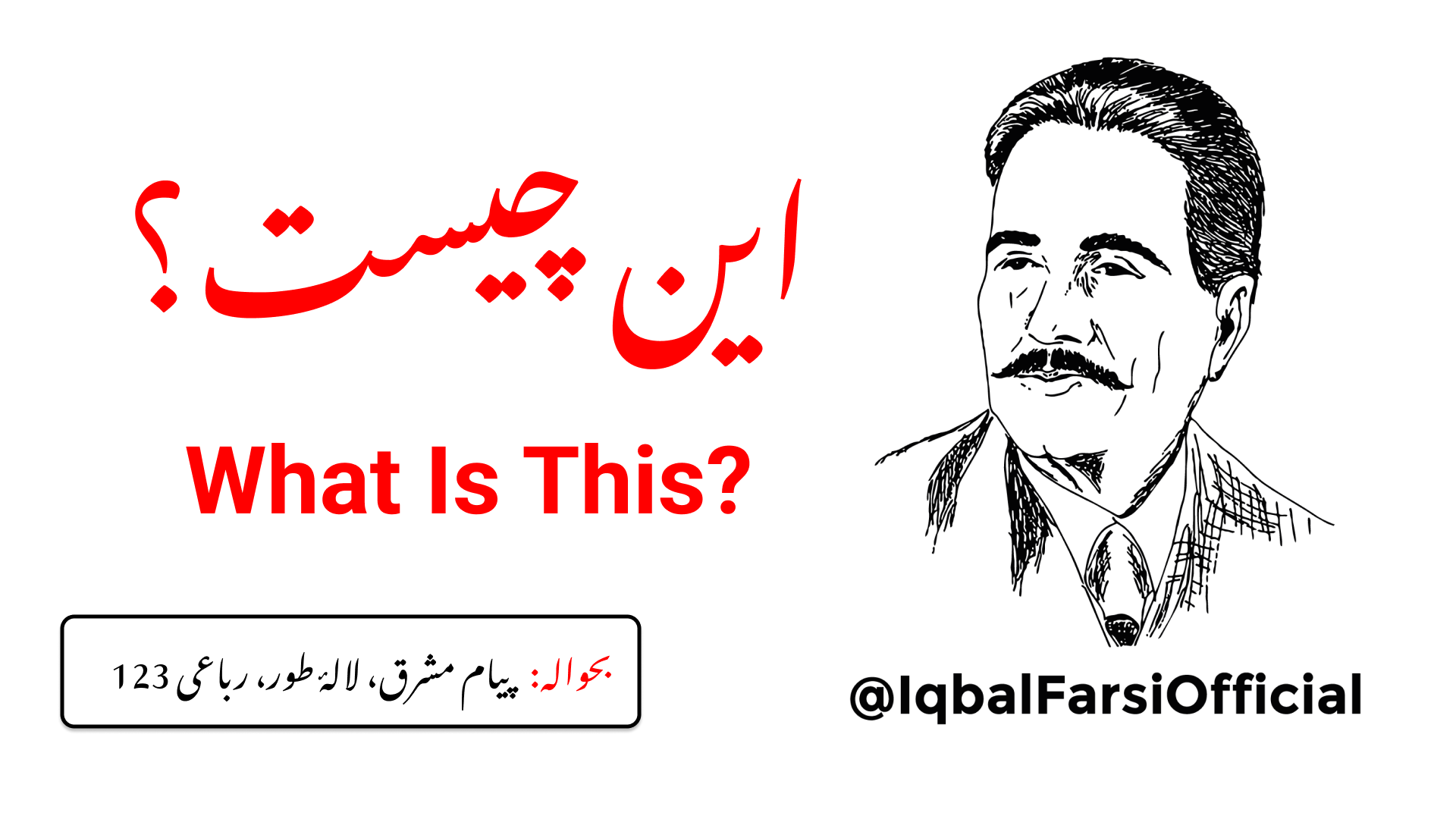 میرا اندرون افکار کی جلوہ گاہ ، یہ کیا؟